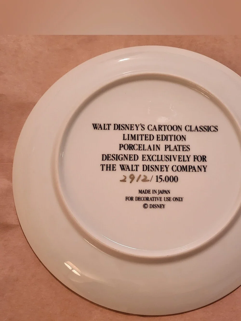 Walt Disney Mickey Mouse 'Trader Mickey' Decorative Plate - Black, Blue, Yellow